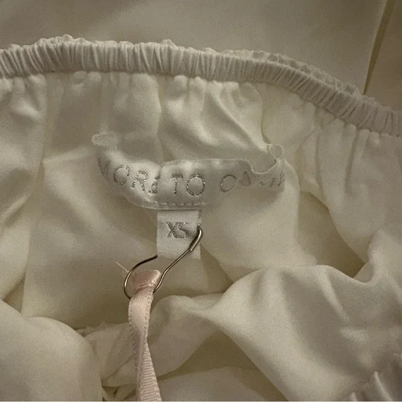 Revolve (More to come) White Strapless Mini Dress with Front Twist - Picture 6 of 6